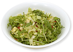 Salat med rucola og prer